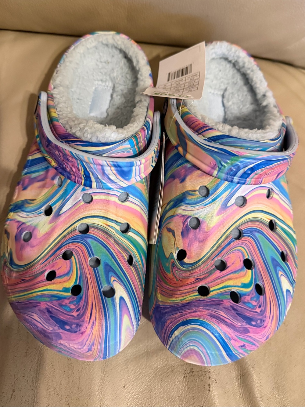 NWT CROCS Baya Lined Clog Women-10 Men-8